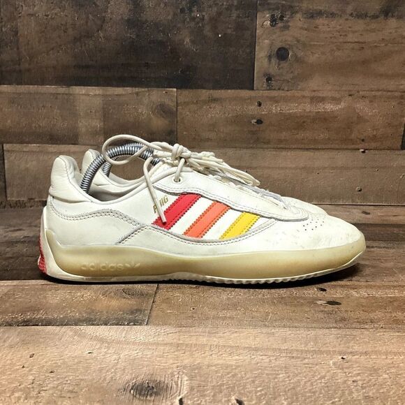 Adidas PUIG mens shoes size 8.5 US cream yellow orange red skate - Picture 1 of 9
